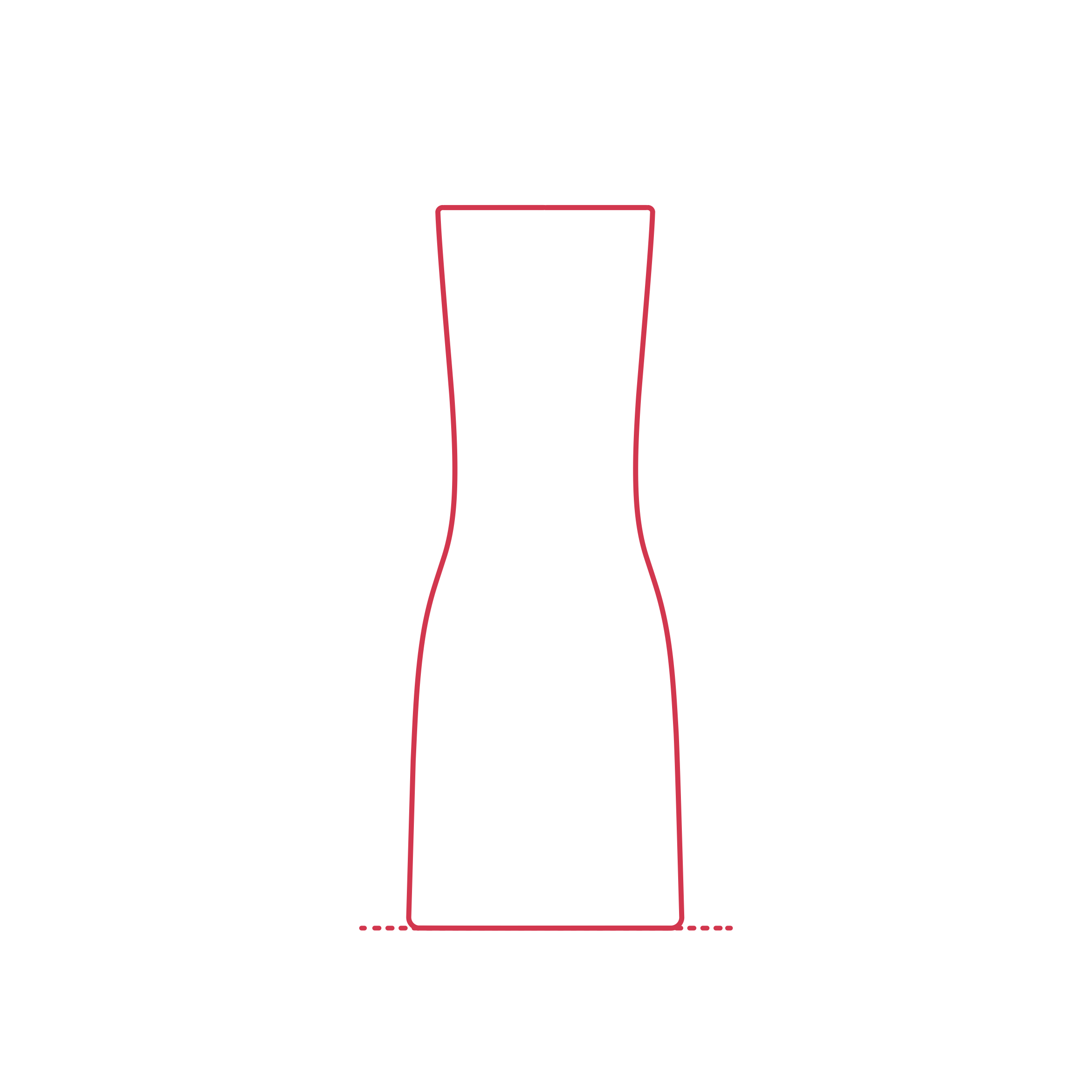 Objects Decorative Vases Ikea Tidvatten Vase Medium Outline Drawing Svg Vector Free Vectors